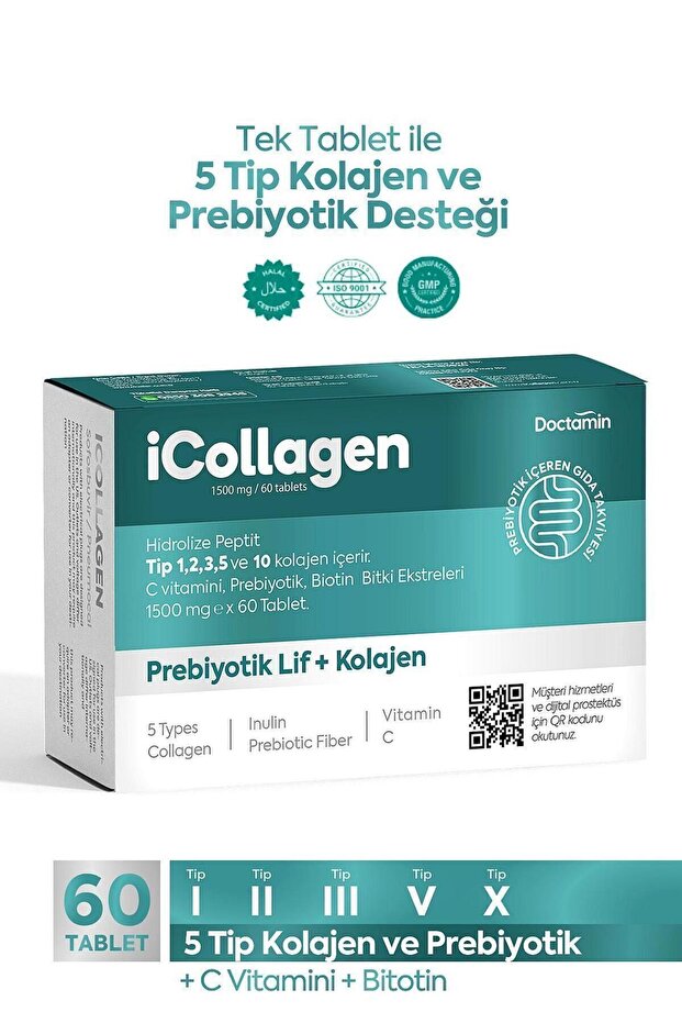 icollagen Kolajen Ve Prebiyotik Tablet