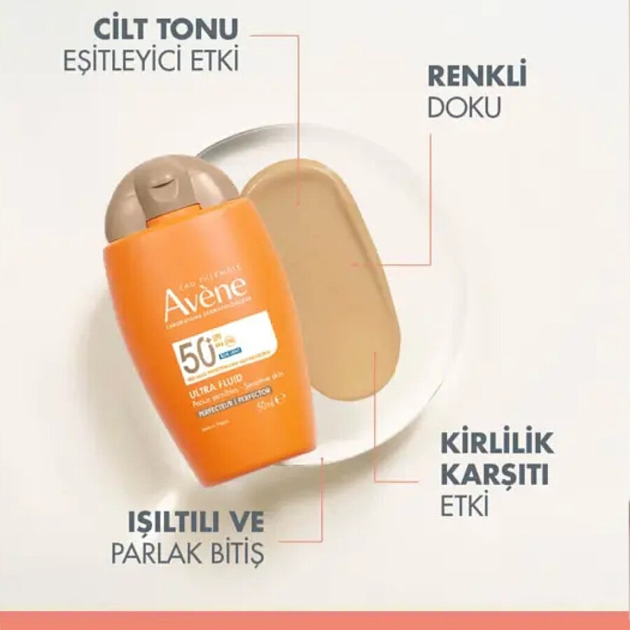Avene Ultra Fluid Perfector Spf50 Renkli Güneş Kremi 50 ml - 2